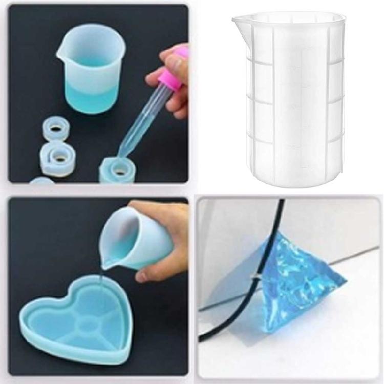 Силиконовая мерная чашка DIY Инструменты для эпоксидной смолы Чашка для изготовления ручных поделок