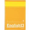 KOKUYO English Study Book Soft Ring Notebook semi-B5 13 Steps Su-S801