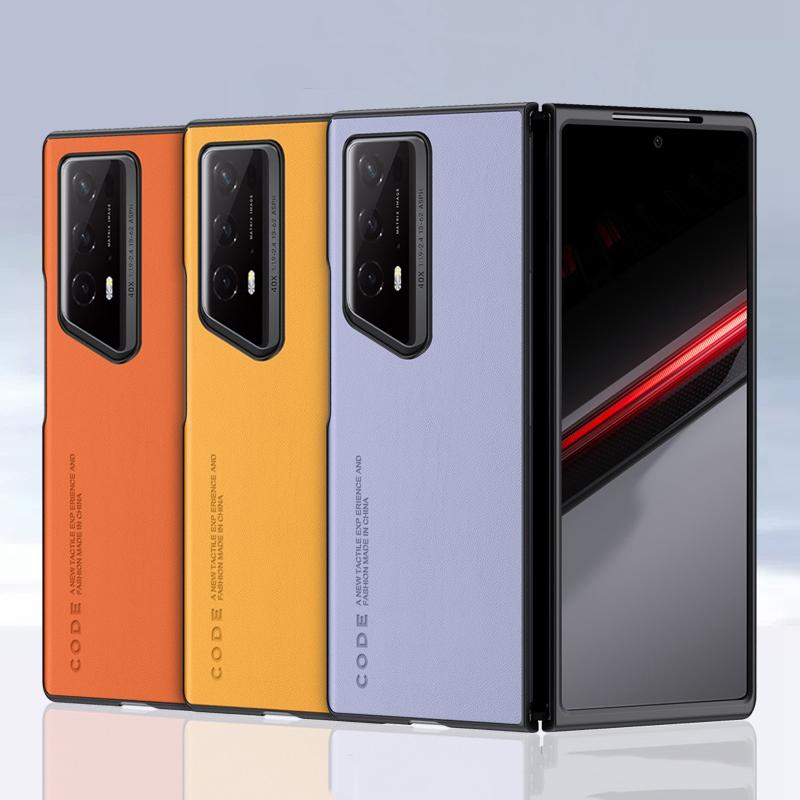 Роскошный чехол из искусственной ПУ кожи для Honor Magic V2 RSR VS2 VS 2, задняя крышка, силиконовая защита, чехол для телефона для Honor Magic V Vs Ultimate