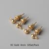 Товары для вечеринок 10-100 шт./лот популярные золотые для самостоятельного изготовления ювелирных изделий высокого качества гвоздики для ушей серебристые штифты для сережек задняя часть уха