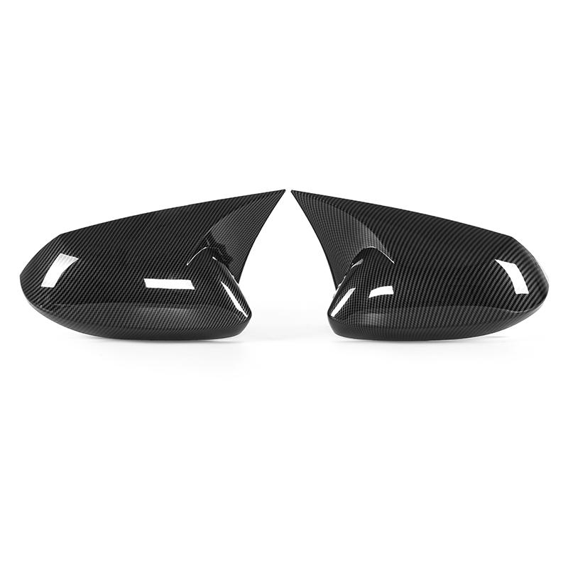 Рифмированный чехол для зеркала заднего вида, крышка из АБС-пластика, карбоновый корпус, волокно, ремонтная сторона для Toyota Corolla, седан, хэтчбек