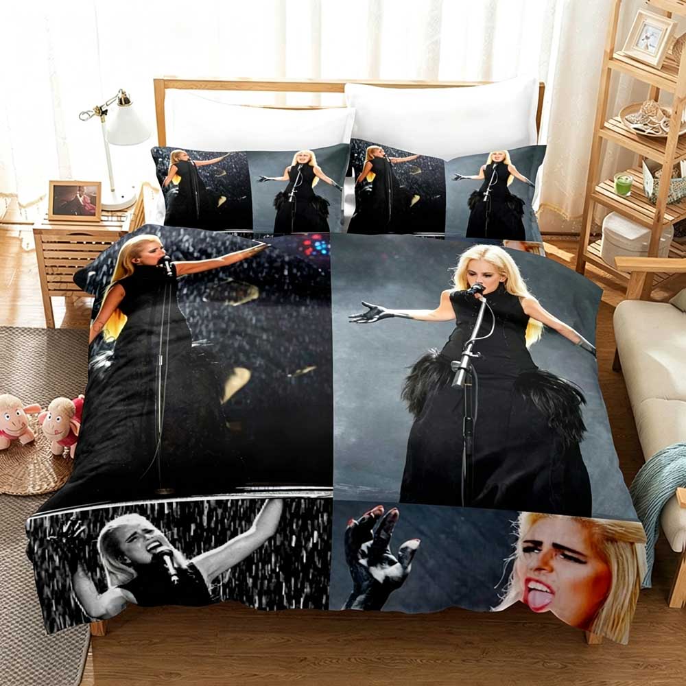 Amy Winehouse Bedding Set Twin Queen Size Duvet Cover Pillowcase Kids Adult Fashion Textileextile Luxury Birthday Gift