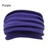 Nonslip Elastic Fold Yoga Hairband Stretch Hair Band Turban Running Headwrap Wide Sports Headband