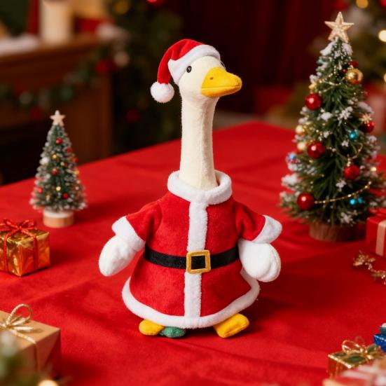 Наряд для садового гуся Турция/Пугало/Одежда Санты Подходит для 23-дюймовой цементной пластиковой статуи гуся для урожая, осени, Дня благодарения, Рождества, двора, патио