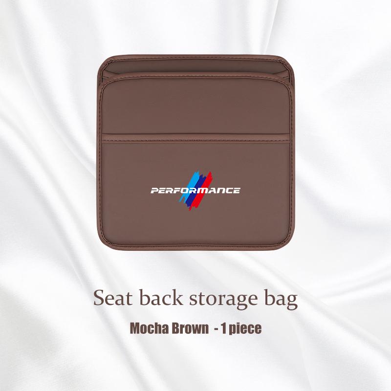 TWDG8 Car multifunctional storage box folding leather Garbage bag For BMW X1 X3 X5 X6 X7 1 3 5 7 Series E70 E87 F40 F48 G20 G30 G32 i7