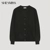 She S miss базовый кардиган с V-образным вырезом SSkcdo32510 Bk