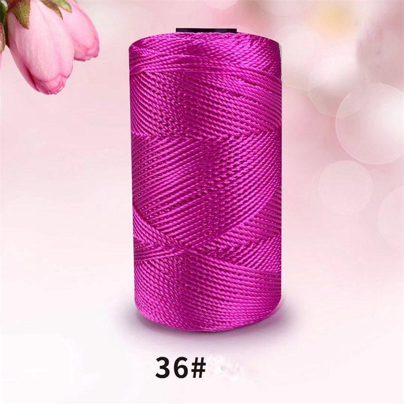 Ручная работа, ремесло, витой шнур макраме, сделай сам, свадебный декор, полипропиленовая швейная нить, 34 цвета, веревка