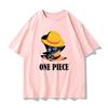 ONE PIECE Совместная футболка Мужская и Женская Летняя Периферийная Одежда Эйс Санджи Луффи Зоро Футболка с коротким рукавом Детская одежда