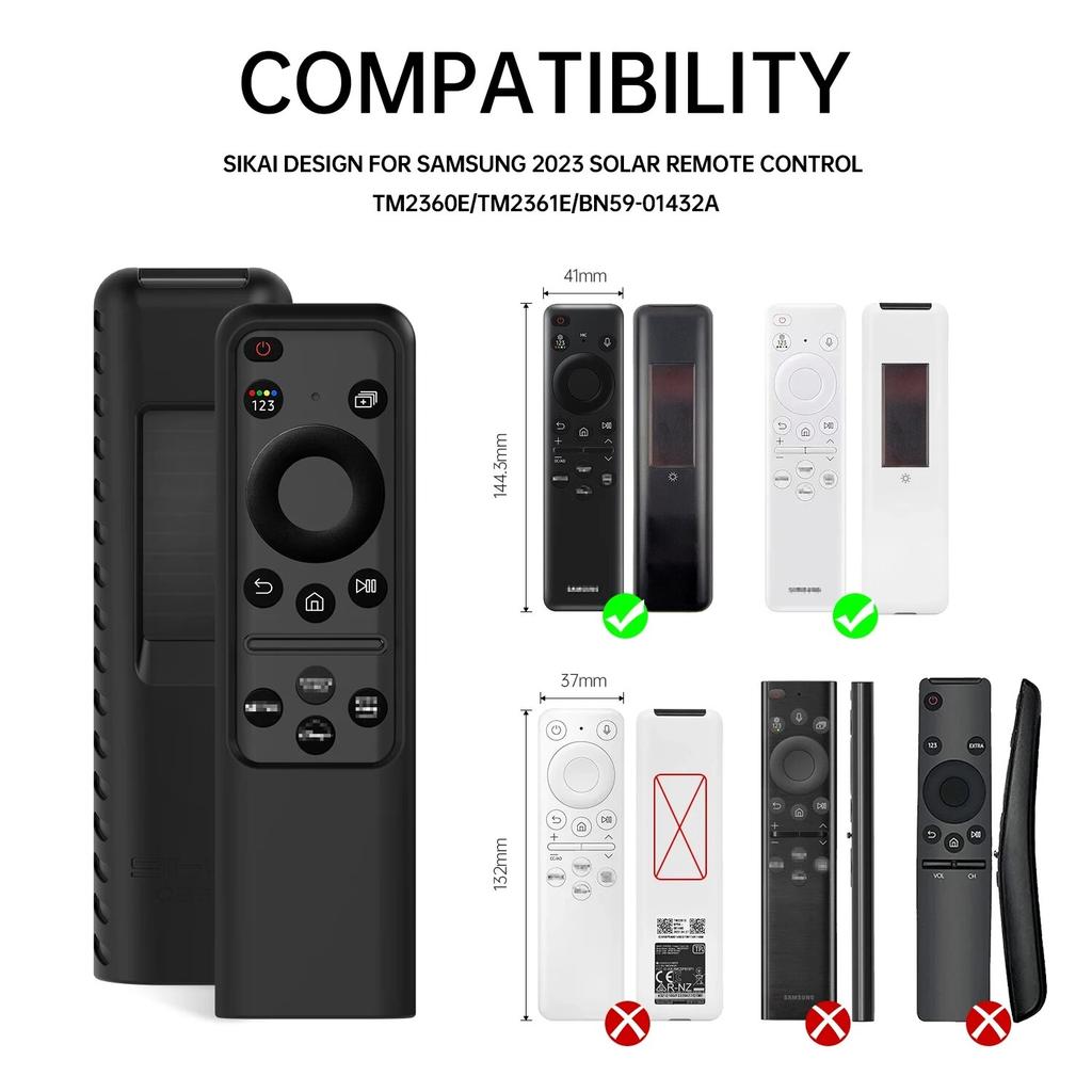 Силиконовый чехол для пульта Samsung TM2360E BN59 01432A TM2361E BN59 01455E, защита от потери с ремешком, защитный чехол для пульта Smart TV