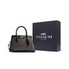 COACH Darcie Coated Canvas And Smooth Leather Shoulder Bag, Crossbody Bag, Handbag Mini Women's Black CH174-IMAA8