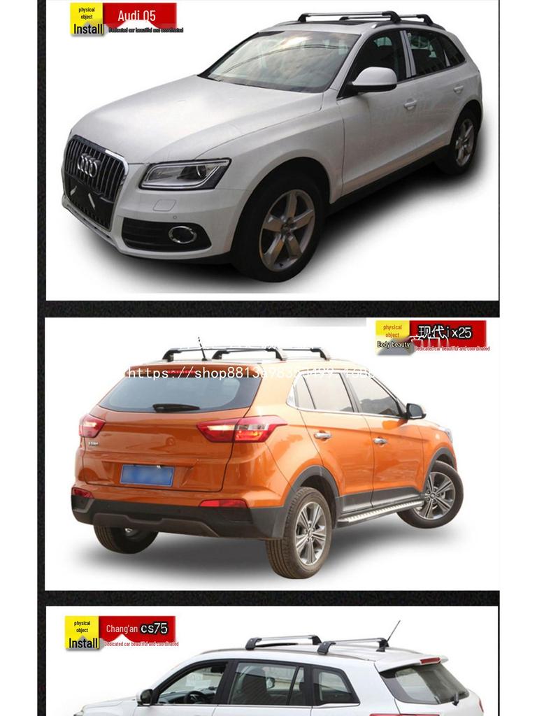 Поперечные дуги багажника на крышу Cadillac: Алюминиевый сплав с замком, Конструкция, выдерживающая нагрузку