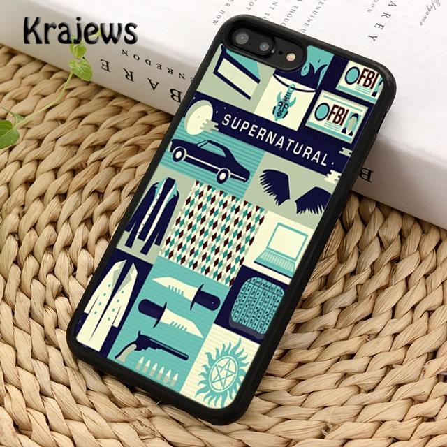 Krajews Supernatural Castiel Dean Sam collage Phone Case For IPhone 18 17 Air 16 15 14 plus 11 12 13 pro max coque Fundas