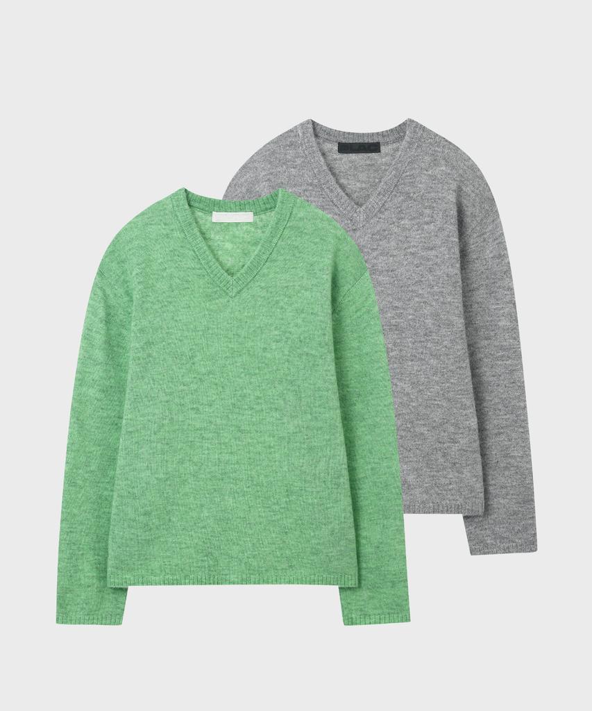 PLAC V-Neck Pullover Knit