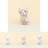 Charming Short Plush Alpaca Keychain Creative Bag Accessory Stuffed Toy