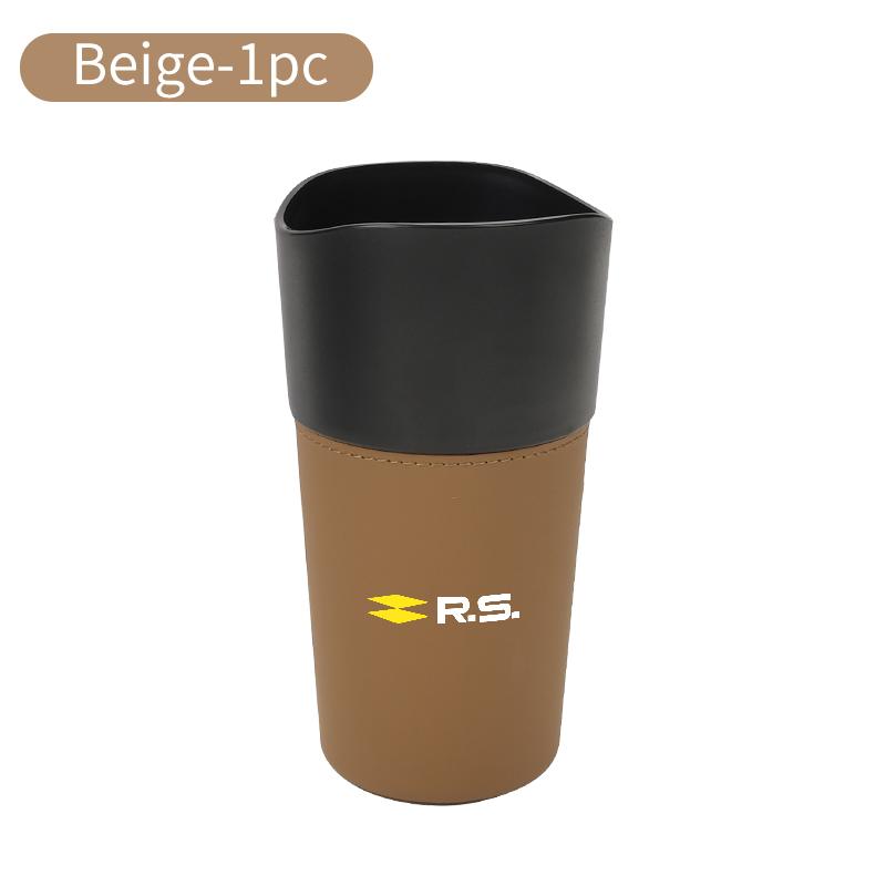 Car Garbage Storage Box Anti-slip Pad Fixed Beverage Holder For Renault RS Sport Megane 3 4 2 Clio 5 Line Sandero Scenic Logan A19