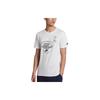 Sportswear Food Pattern Printed Casual Crew Neck Short Sleeve T-Shirt Men Tops White AR0531-100