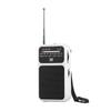 Portable Pointer Radio Handheld AM FM Radio Receiver Built-in Speaker 2 Band Stereo Radio Battery Operated Telescopic Antenna