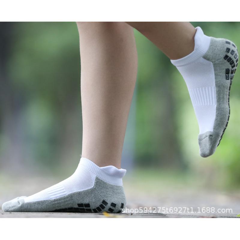 Thickened Towel Bottom Football Socks Non-Slip Short Tube Ankle Boat Socks Sweat-Absorbing And Wear-Resistant Training Socks