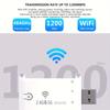 USB-усилитель Wi-Fi, 1200 Мбит/с, повторитель Wi-Fi, удлинитель Wi-Fi, усилитель Wi-Fi, двойной сигнал, 5 ГГц и 2,4 ГГц, WPS, режим точки доступа, совместимость со всеми устройствами Wi-Fi