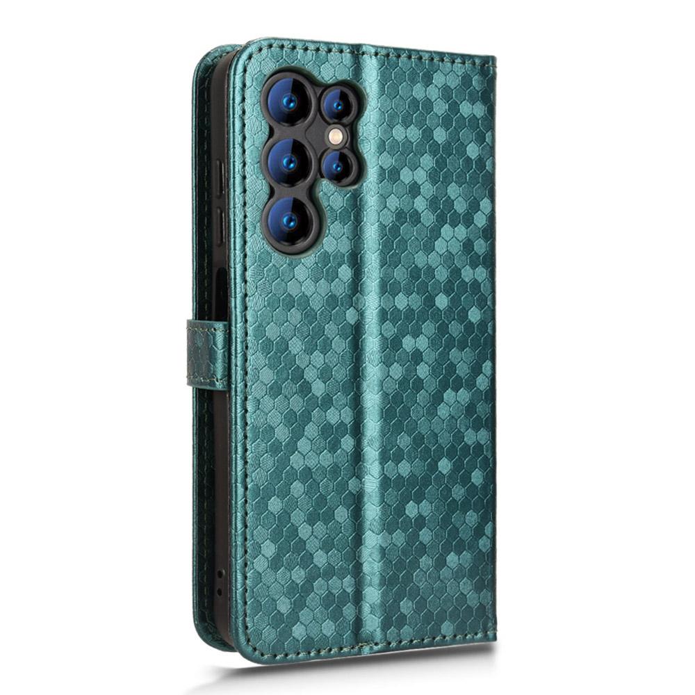 Для Oukitel C61 Pro/C61 Чехол-кошелек Тиснение в виде точек Искусственная кожа Чехол для телефона с ремешком на запястье