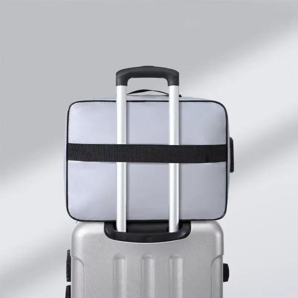 Водонепроницаемая Огнестойкая Сумка для Документов с Замком Удобная Ручка Дорожная Сумка-Архив Экономия Места Застежка-Молния