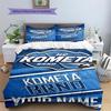 Custom Name HC Kometa Brno Bedding,Quilt Set Quilt Cover Pillowcase Home Birthday Gift(1 * duvet cover + 2 * pillowcase, without core) -HE67