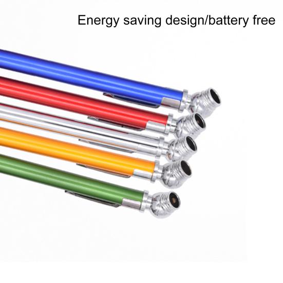 Ручка для измерения давления в шинах, батарея не требуется. Хорошая воздухонепроницаемость. 4-сторонняя шкала. Вращение на 360 градусов. Тестер давления в шинах. Поставка для мастерской.