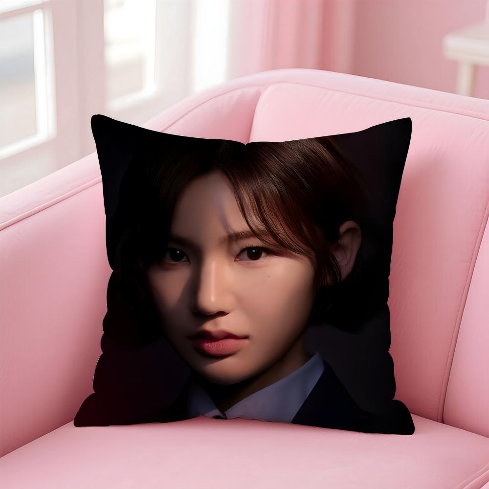 Classic Dramatic Korean TV BBitch X Rich Cushion Cover Pillow Case Soft Skin Friendly Fabric Concealed Zipper