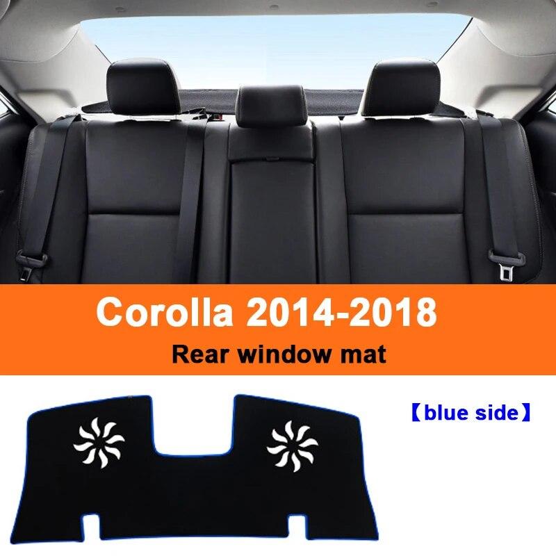 Для Toyota Corolla 2007-2012 2013 2014 2015 2016 2017 2018 крышка приборной панели автомобиля с левым рулем, избегайте легких подушечек, анти-УФ-коврики, аксессуары