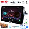 1din Android 10,1-дюймовый автомобильный стерео радио с поворотным сенсорным экраном для универсального Carplay GPS-навигатора Bluetooth WIFI авторадио