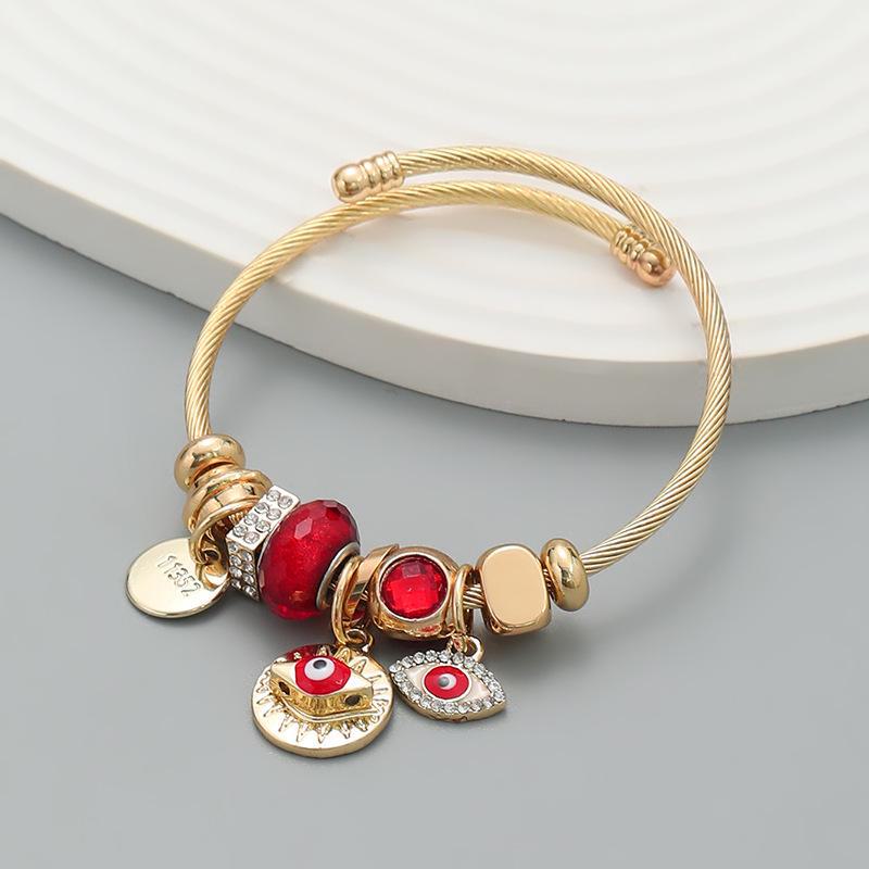 Браслеты панцзя в стиле бохо 2023 года: Украшения для глаз в европейском и американском стиле для женщин