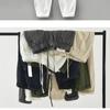 Spring and Summer Baggy Jogging Pants Men Youth Casual Breathable Beach Ramie Cotton Pants Drawstring Elastic Waist Straight Pants