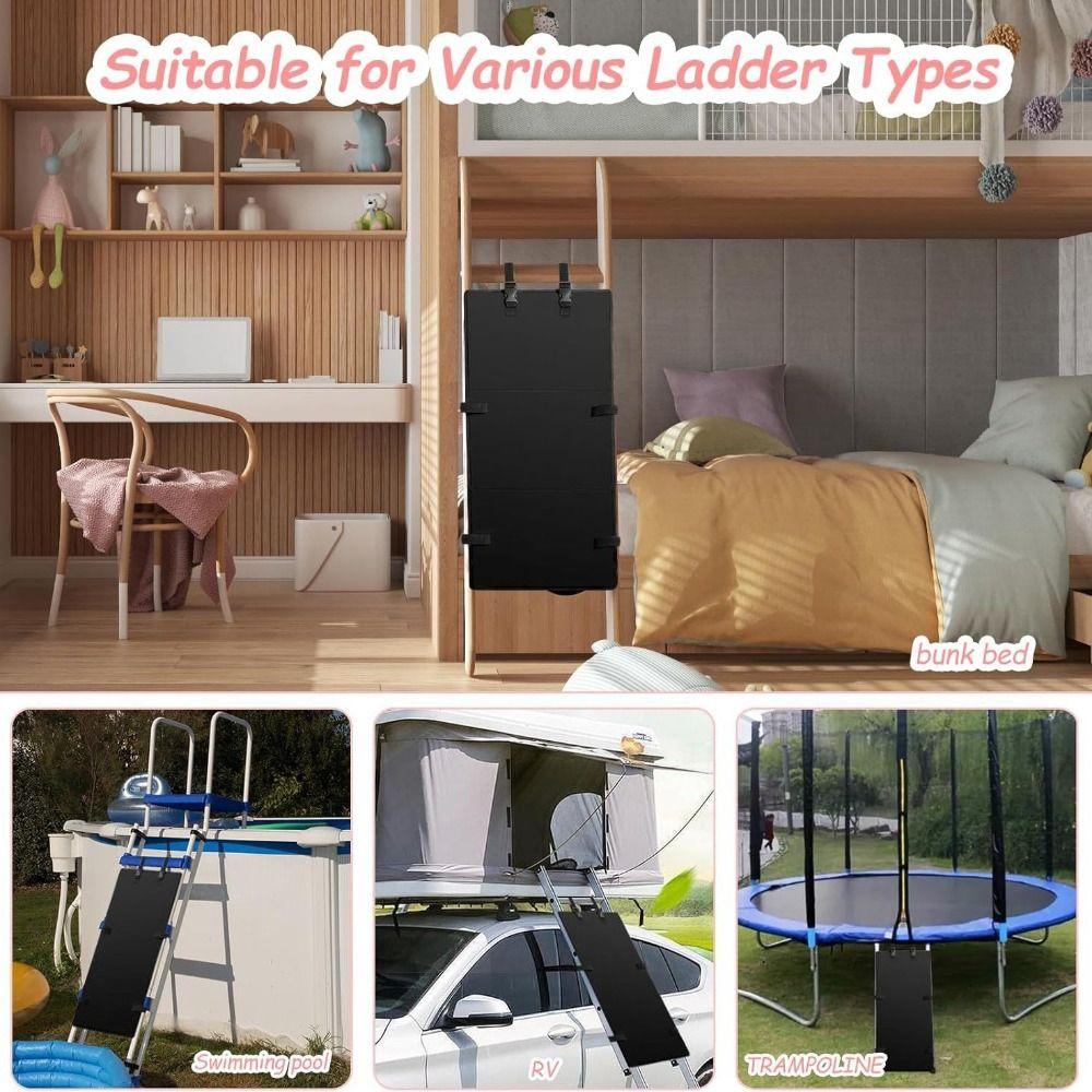 Soft Padding Bunk Bed Blocker Climbing Prevention Safety Cover Bunk Bed Ladder Cover  Baby Safety