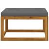 4 Piece Garden Lounge Set with Cushions Solid Acacia Wood