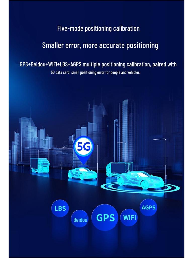 Newman Ultra-Thin 5G GPS Car Tracker & Anti-Lost Device for Suitcases and Elderly, No Installation Needed