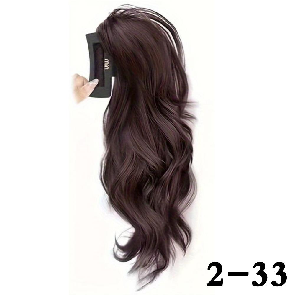 MISS WIG Синтетические 12-дюймовые большие зажимы для волос в хвосте, короткие волнистые заколки для волос, парик для женщин, для вечеринок