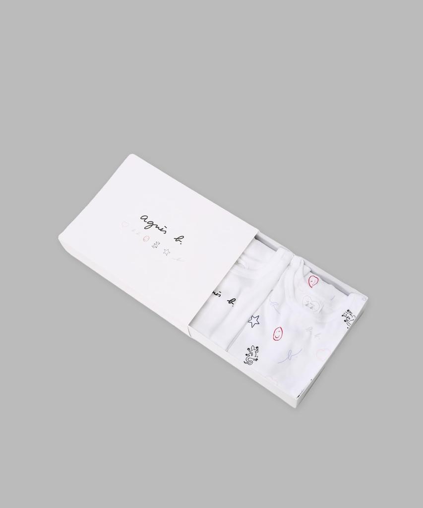 agnes Baby Cotton Sleeveless Year White b. Bodysuit, 2-Pack, 70-80cm (1 Old),