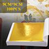 High Quality Gold/silver Foil Paper 9 * 9CM, Color, Buddha Statue Hotel Decoration Supplies, Furniture DIY Crafts Gold Foil Paper, Nail Art Supplies
