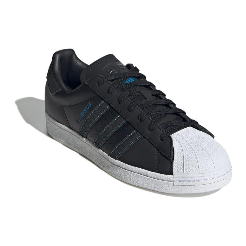 adidas Originals Superstar Denim Pack - Черные Ярко-синие Кроссовки ID4687