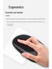 Перезаряжаемая Bluetooth-мышь с двойным режимом для планшета и ноутбука: Беспроводная связь 2,4 ГГц для офиса и дома
