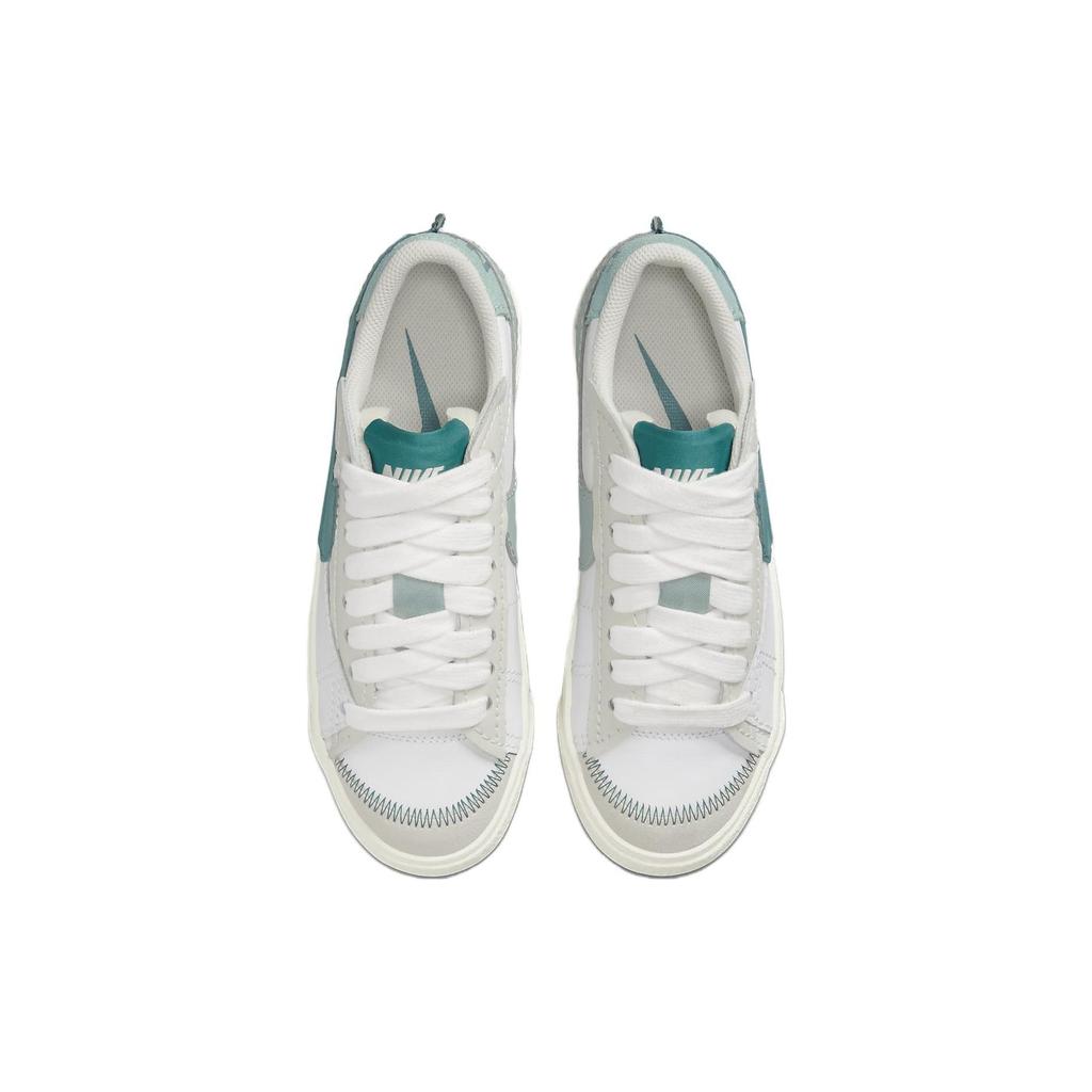 Nike Blazer Low 77 Jumbo Summit White Geode Teal Womens Sneakers DQ1470-106