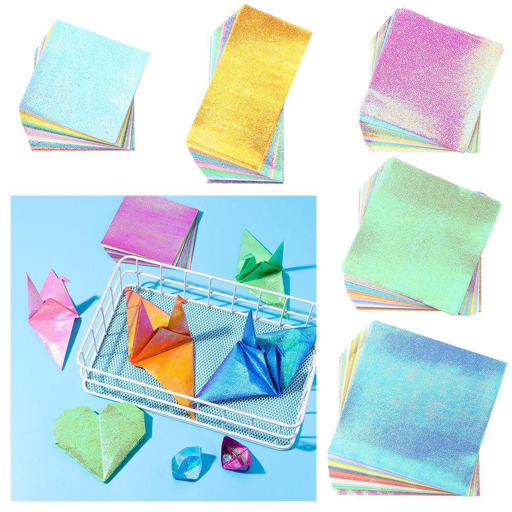 Supplies DIY Accessories Square Folding Papers Glittering Origami Paper Scrapbooking Decoration