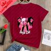 Classic Poster Printed Fashionable Unisexs Tshirt By American Singer Doja Cat Summer Casual Pure Cotton Roundneck Tshirt