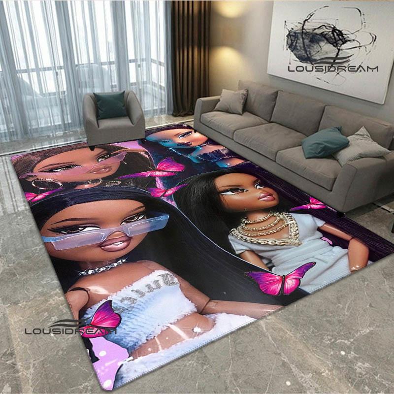 Ковер с принтом Bratz в стиле каваи Нескользящий ковер уличные ковры ковер для зоны декор ковра для спальни подарок на день рождения