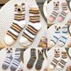 Women's Thick And Cute Winter Dog Socks With Plush, Cute And Warm Home Coral Fleece Cartoon Flooring, Three-dimensional