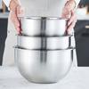 Пищевая нержавеющая сталь миска для фруктового салата, миска для смешивания со шкалой, углубленная, большой вместимости, суповая миска, кухонные инструменты для приготовления пищи и выпечки