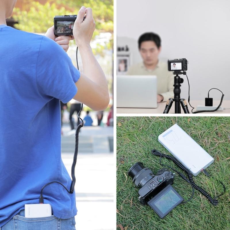 LP-E17 Replacement Dummy Battery Power Supply Adapter for DC Coupler Charger Kit for 77D 200D 750D 760D 800D 850D M3 Cam