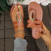 Женская обувь 2024 года, высококачественные летние женские тапочки для улицы, однотонные, с открытым носком, на низком каблуке, большой размер 43, пляжные тапочки-шлепанцы