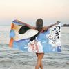 1pc Pingu1 Beach Towel, Beach and Seaside Swimming Pool Equipment, Fashion Pattern, Rectangular, Travel Essentials