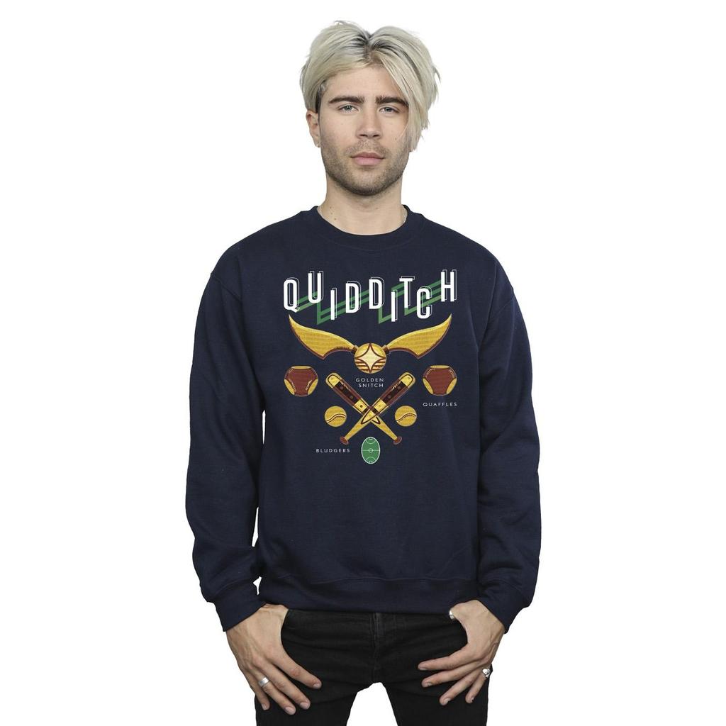 Harry Potter Mens Quidditch Bludgers Quaffles Sweatshirt